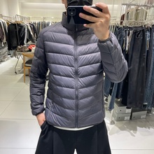 韩版修身轻薄保暖排骨立领羽绒服男冬季新款时尚休闲防风羽绒外套