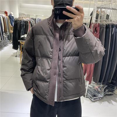 潮流立领加厚白鸭绒保暖羽绒服