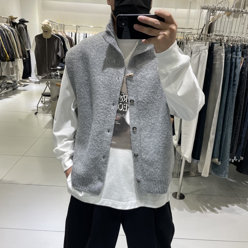 潮流时尚男士韩版宽松马甲