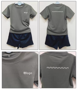 新款正品儿童体能训练服夏款速干衣短袖短裤训练服套装短袖T恤