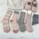 女童袜子女中筒秋冬韩系甜美毛绒点子纱堆堆儿童女孩学生长款 棉袜