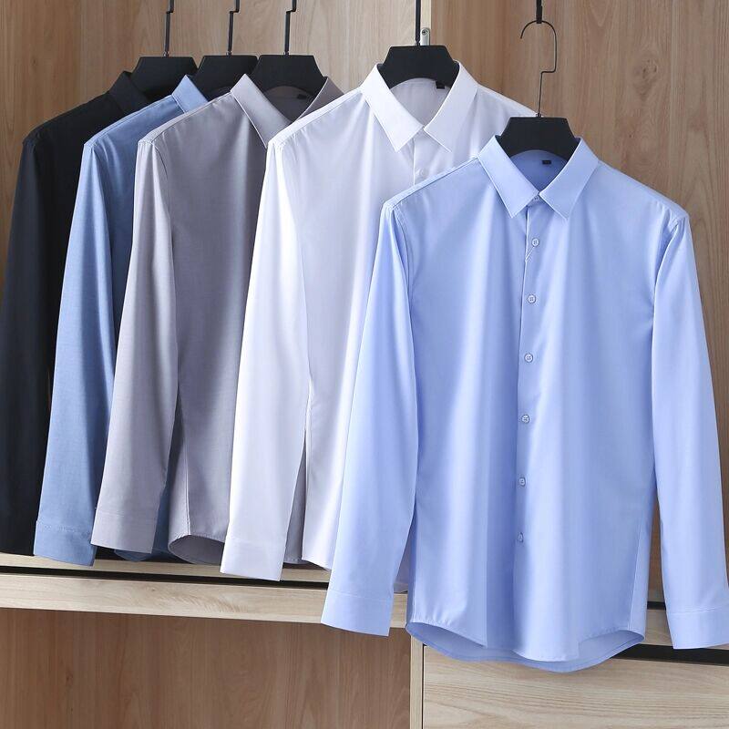 全屋定制衣柜展厅样品衣服衣帽间衬衣裤子挂件展示摆件白衬衫多色