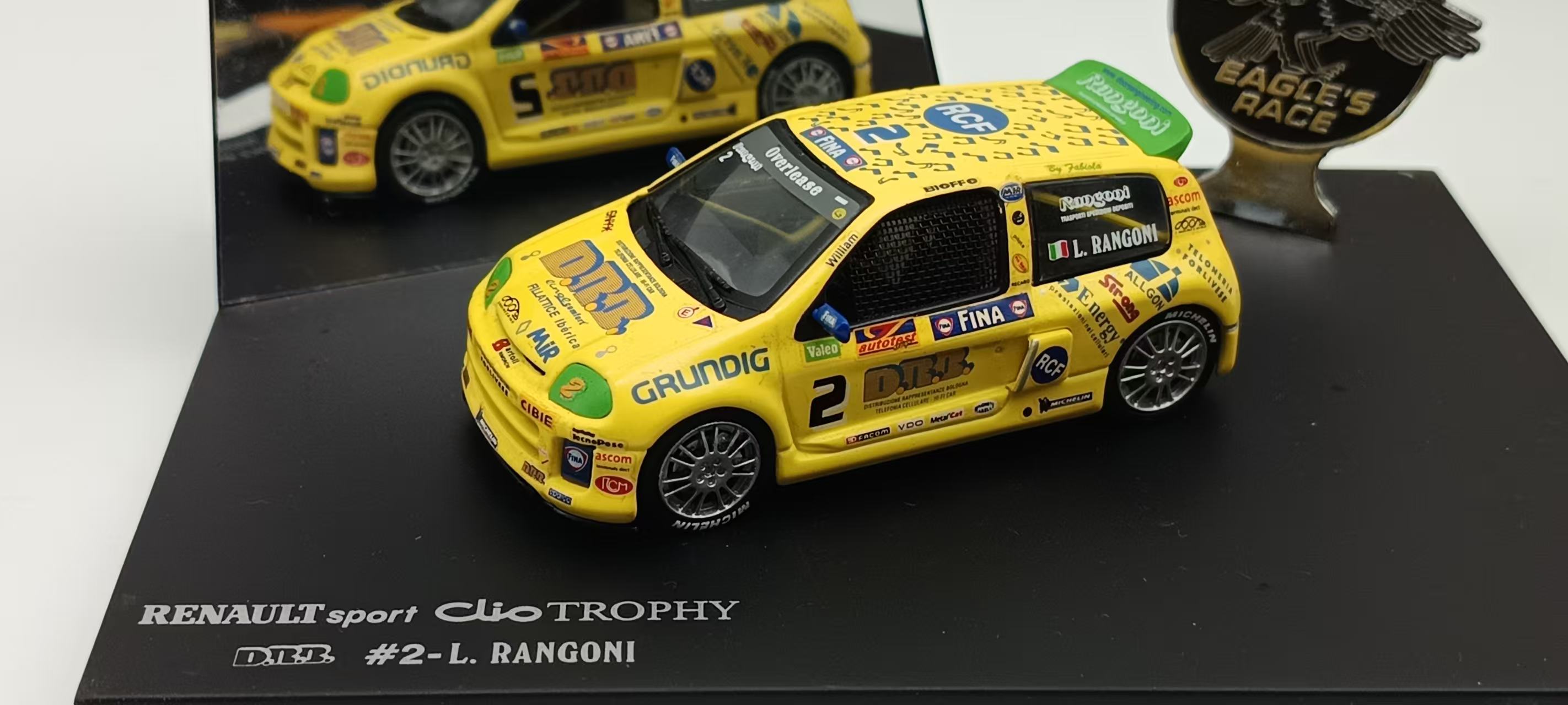 1:43  合金模型车  雷诺  奥力克  RENAULT  CLIO