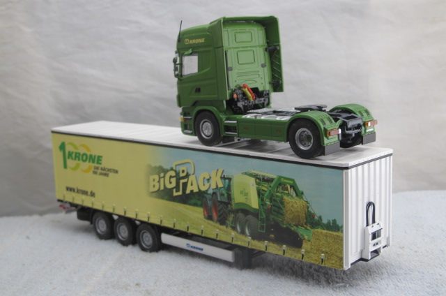 1:50 uh scania r580  货柜车 卡车
