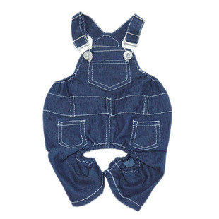 狗狗衣服爆款牛仔裤裙可调节背带裤法斗柴犬泰迪柯基金毛可定制