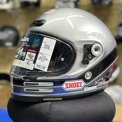 日本进口SHOEI GLAMSTER复古摩托车头盔哈雷巡航拿铁自由机车全盔