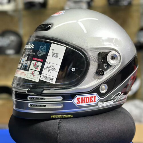 日本进口SHOEI GLAMSTER复古摩托车头盔哈雷巡航拿铁自由机车全盔