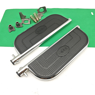 适用于电动踏板车护杠脚蹬新日金箭雅迪绿源左右护杠脚踏左右翻板