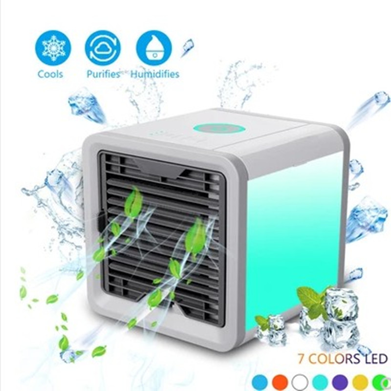微型冷风扇随身便携制冷水风扇家用宿舍户外冷气机usb加水空调扇