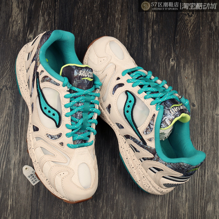 Saucony复古气垫减震运动休闲鞋