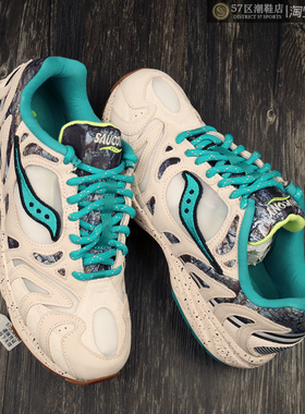 Saucony Grid Azura 2000 复古潮流气垫减震运动休闲慢跑鞋