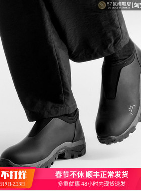 A-COLD-WALL NC 1 Dirt Moc 牛皮一脚蹬舒适户外休闲鞋 ACWUF007