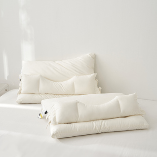 冰岛W五星酒店款二合一护颈椎单人助睡眠枕不塌陷不变形枕头