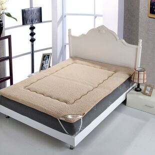 酒店加厚澳洲羊毛羊羔绒床垫 日式榻榻米床垫 床护垫 地垫 保暖型