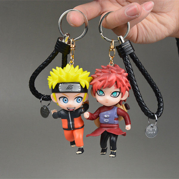 火影忍者手办 鸣人卡卡西我爱罗宇智波鼬公仔摆件玩具钥匙扣挂件