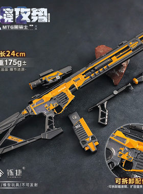 铄捷三角洲周边 可拆卸棱镜攻势S2MTG黑骑士拆卸小枪模型玩具摆件