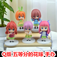 5款五等分的花嫁手辦動(dòng)漫卡通中