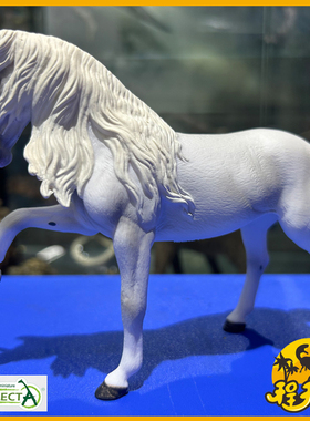 英国CollectA我你他利皮扎母马快步舞80035仿真农场动物马模型PVC