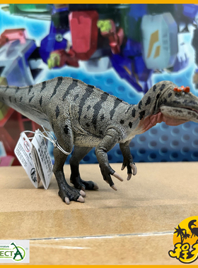 英国CollectA我你他角鳄龙捕鱼88972 史前侏罗纪恐龙模玩具2023款