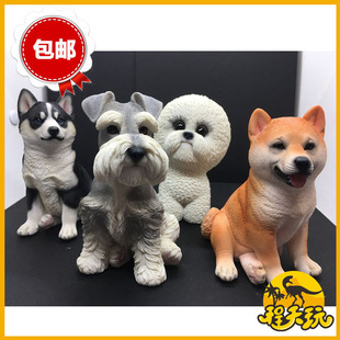 BID TOYS 仔仔犬乐园 柴犬哈士奇狗狗萌犬手办摆件GK雕像潮流玩具