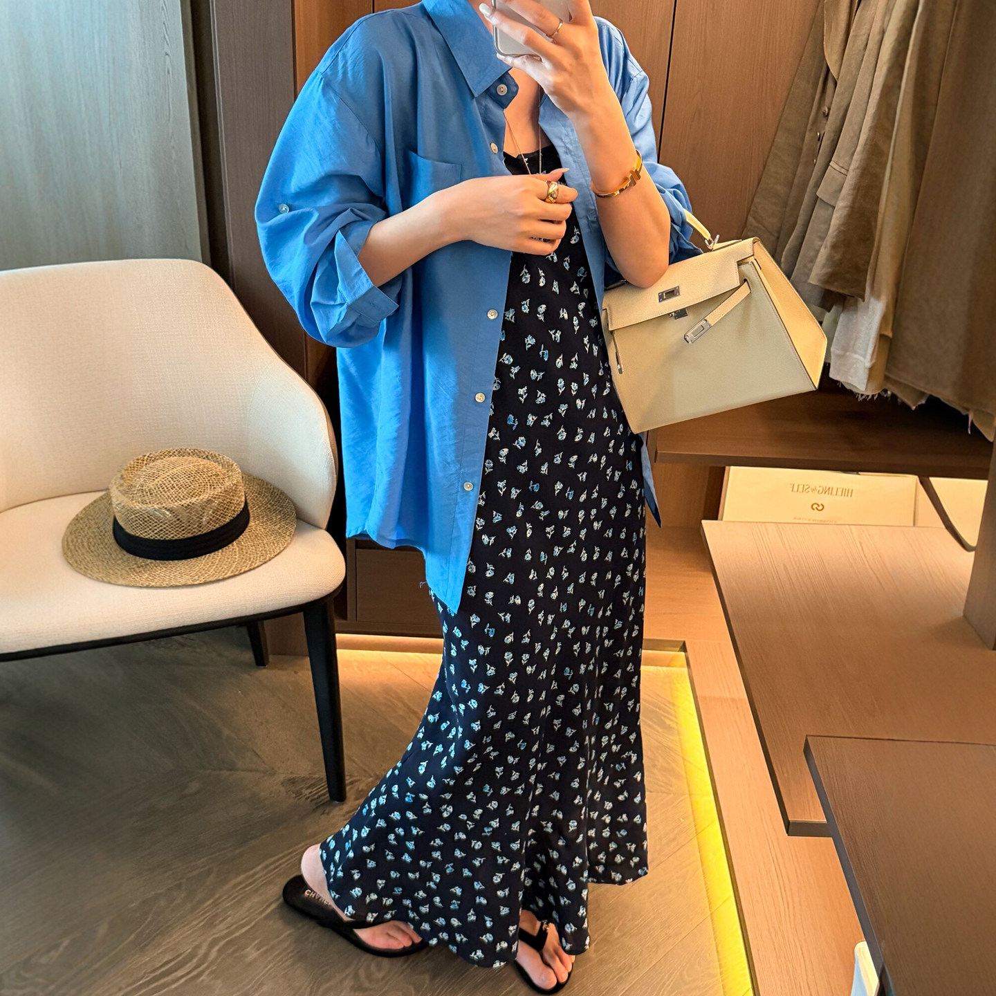 POLO领衬衫防晒衣连衣裙两件套装女欧洲站2026夏季新款欧货女装潮