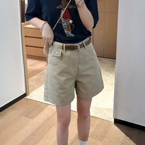 复古水洗工装牛仔短裤女欧货裤子