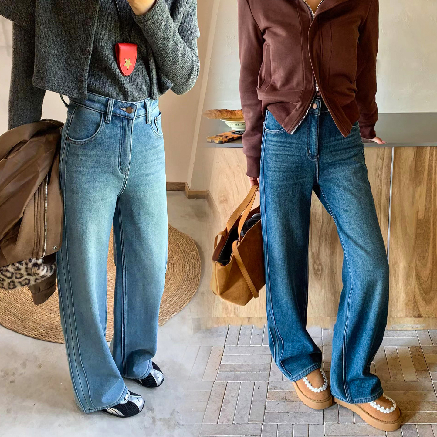 牛仔裤女欧洲站2025冬装新款欧货