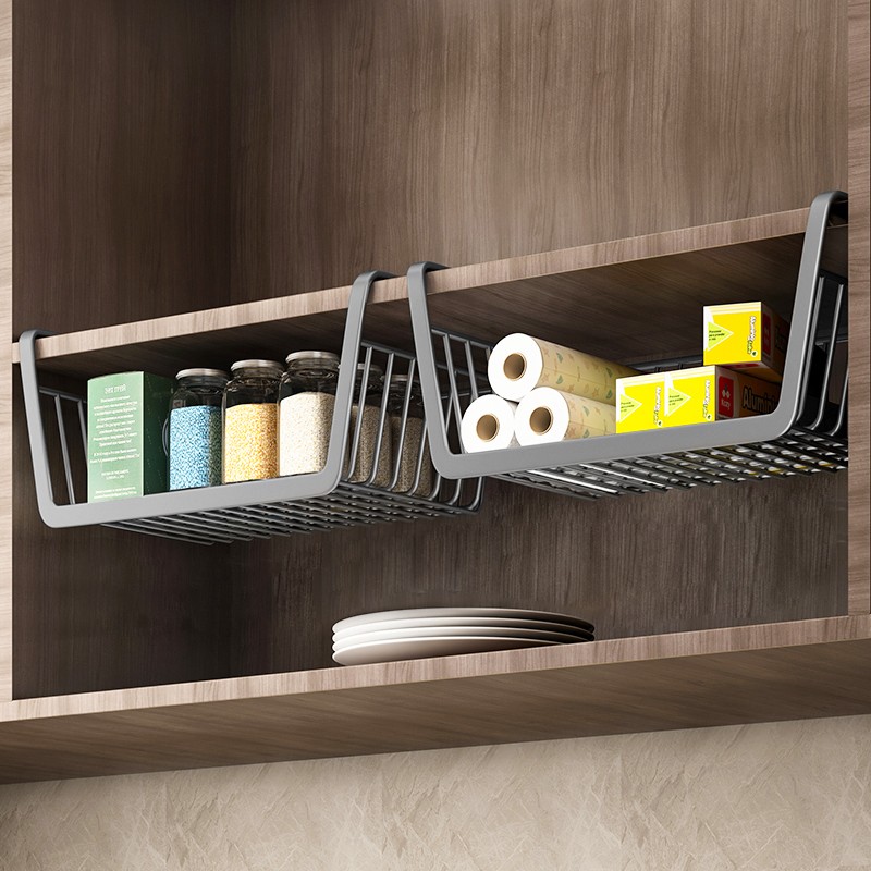 贝凯北欧风壁挂厨房置物架