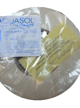 进口 水溶胶带 立可溶 AQUASOL 管道氩弧焊接 配 水溶纸 ASWT-1-2