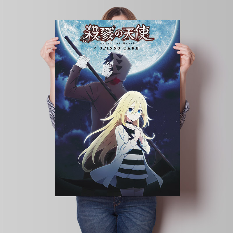 杀戮的天使动漫海报Angels of Death瑞吉儿艾札克二次元宿舍墙贴
