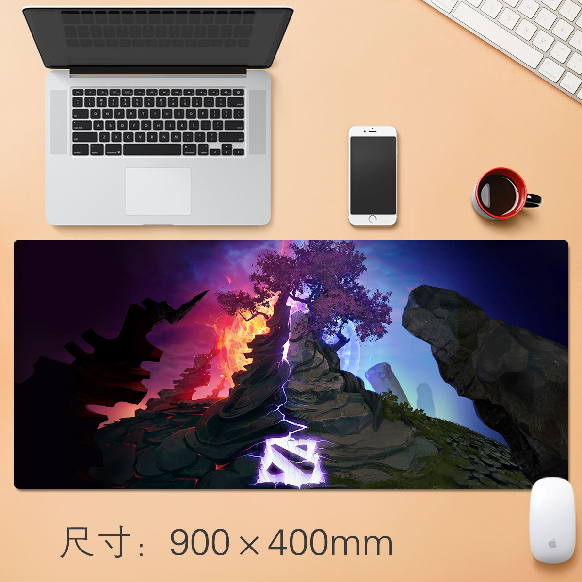 刀塔DOTA2鼠标垫超大号周边影魔卡尔剑圣游戏专业电竞网吧