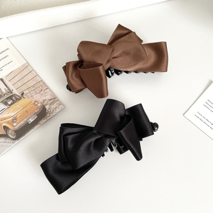 Jennie同款 发饰发量多发夹后脑勺头饰 高马尾香蕉夹蝴蝶结竖夹新款