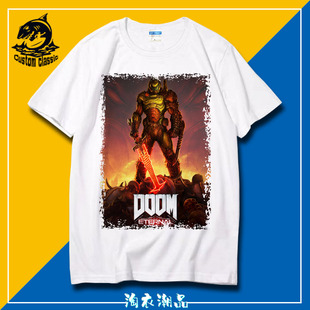 毁灭战士 永恒 Doom Eternal 短袖T恤男女运动宽松春夏款圆领半袖