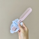 儿童球形齿美发梳按摩梳子磨砂塑料护理梳居家女长发卷发梳防静电