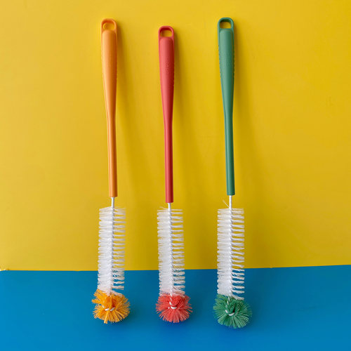 顺美加长加厚柄暖壶刷茶水杯清洁刷子海绵热水瓶缝隙刷奶瓶水瓶刷