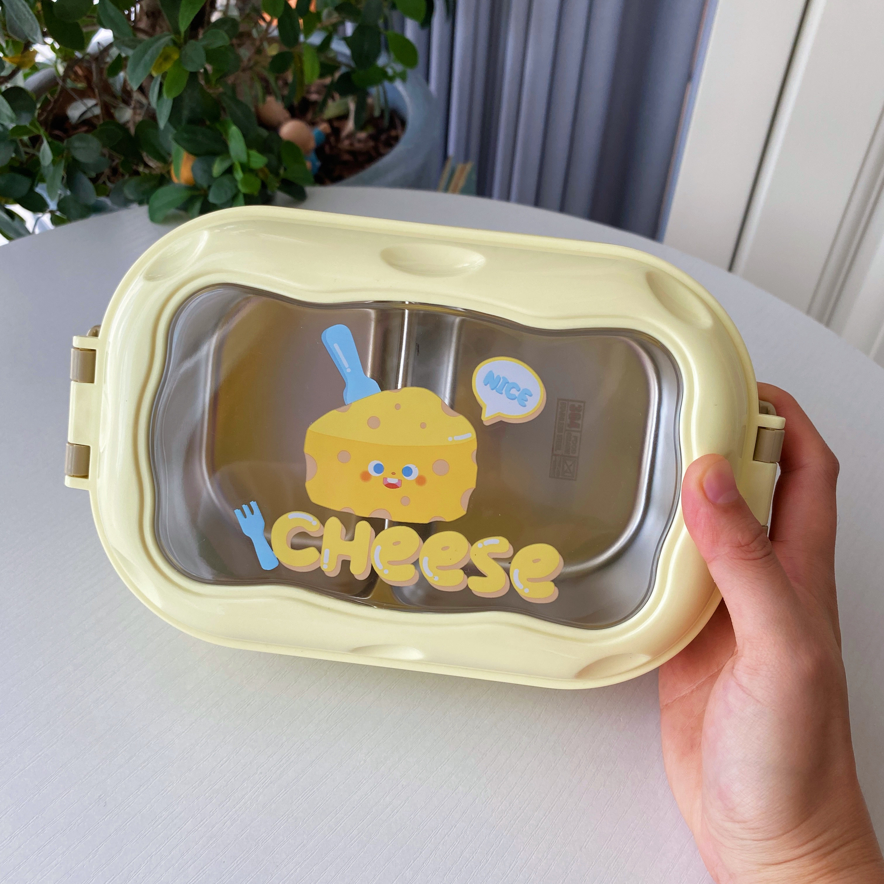爱吃cheese奶酪！304不锈钢饭盒学生上班族带饭加热分隔便当餐盒,餐饮具,饭盒/保温桶/保温提锅,淘宝优惠券,粉丝福利购,淘宝优惠卷