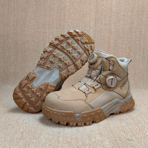 4E宽楦头层牛皮钢头防砸劳保鞋男