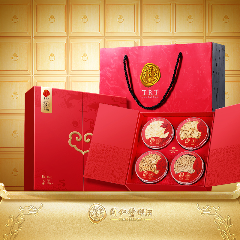 北京同仁堂西洋参四宝礼盒送长辈