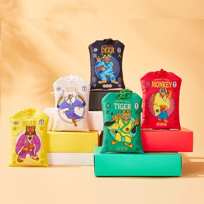 【正宗同仁堂品牌】北京同仁堂五禽戏草本香囊送长辈礼物伴手礼