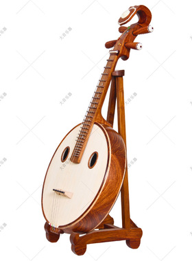 刺猬紫檀木如意头大阮琴乐器WS-8822DRT-B儿童初学民乐社团考级艺