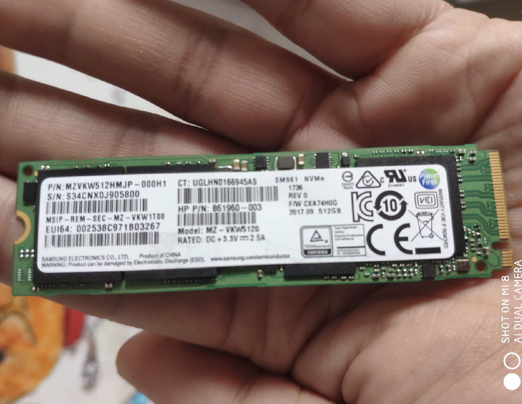 nvme512gm.2固态硬盘三星