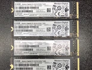 2280 WD西数黑盘sn730 拆机 m.2 固态硬盘ssd pcie nvme 512G