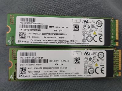 固态硬盘nvme1tm.2ssd海力士M.2