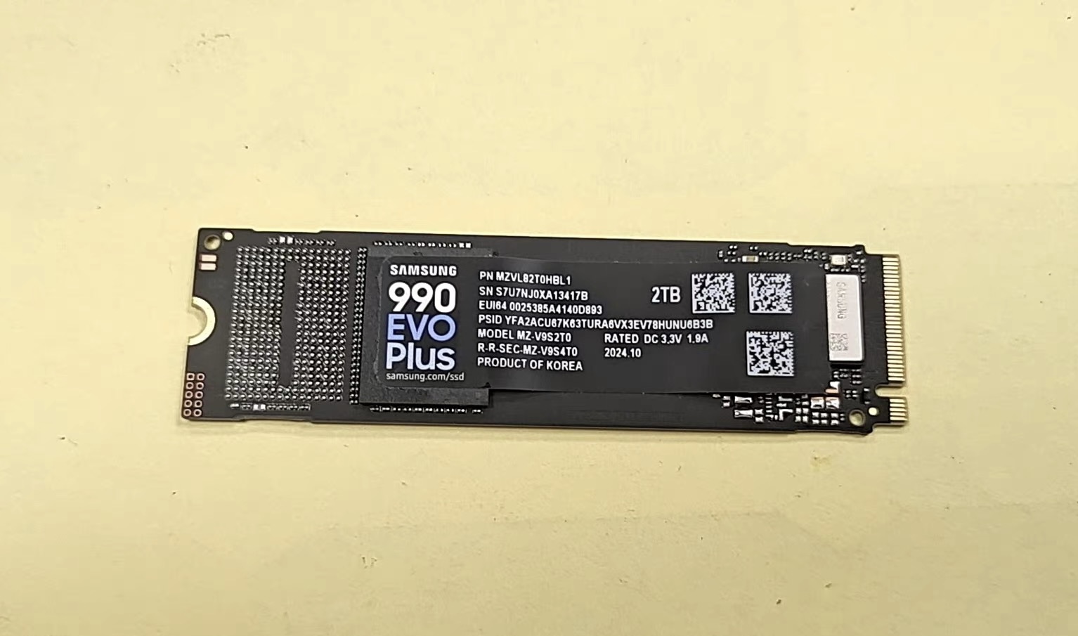 三星990 EVO Plus 2t 固态硬盘M.2 NVMe PCIE电脑拆机ssd 2280