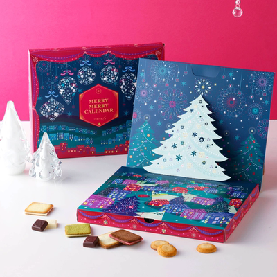 现货秒发日本北海道2025年度白色恋人圣诞日历倒数盲盒巧克力饼干