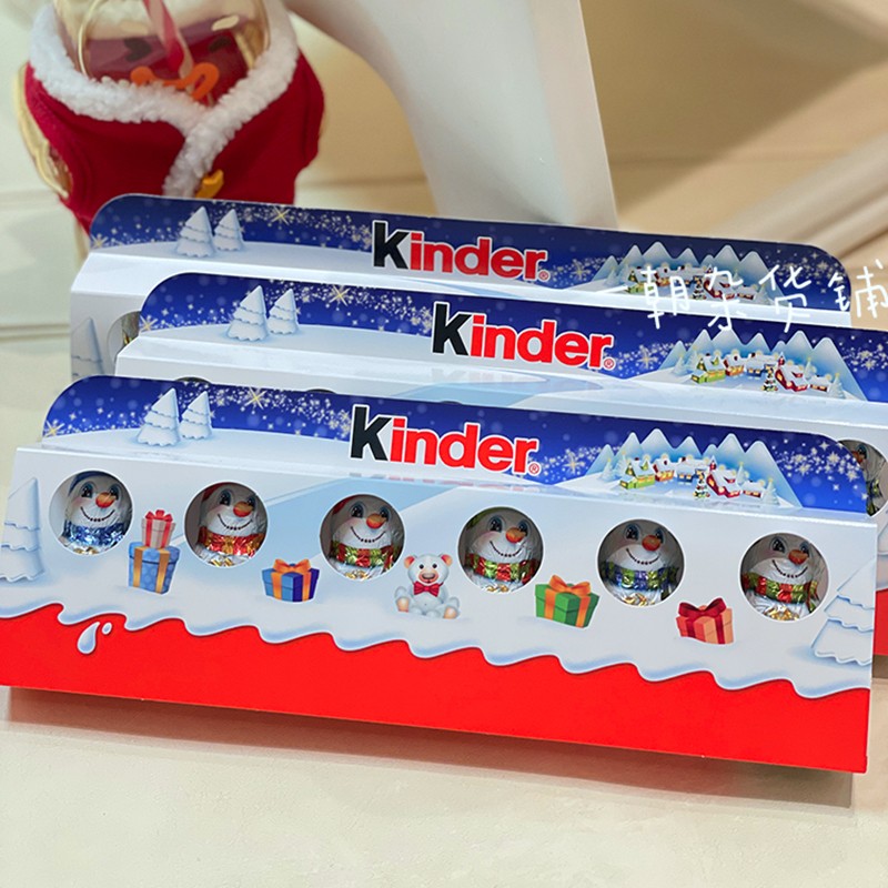 圣诞节限定Kinder Advent Calendar健达圣诞雪人巧克力蛋礼盒礼物