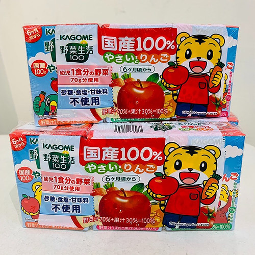 Kagome可果美100%天然苹果汁
