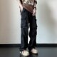 宽松工装 阔腿潮流街头直筒休闲裤 裤 美式 男2026春季 新款 5XL加大码