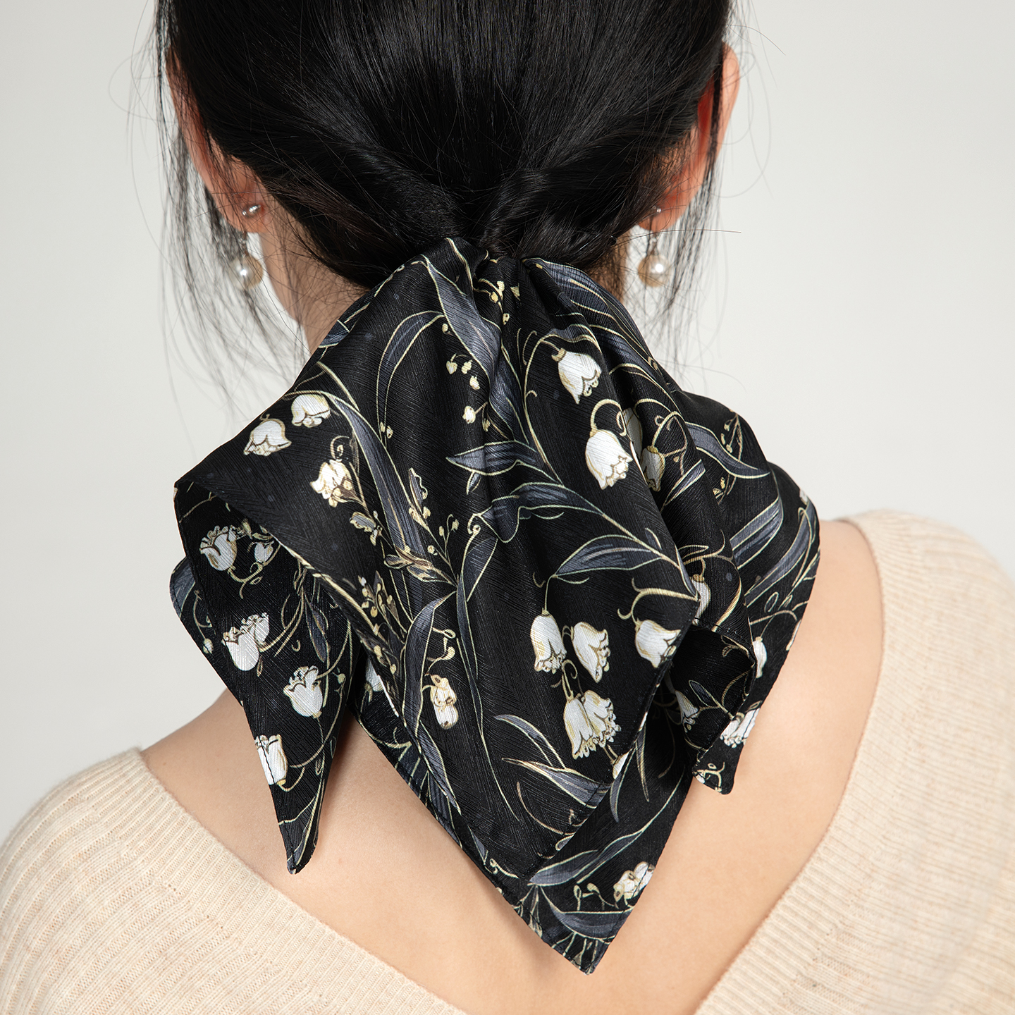 联名款《铃兰弥夜》方巾发圈