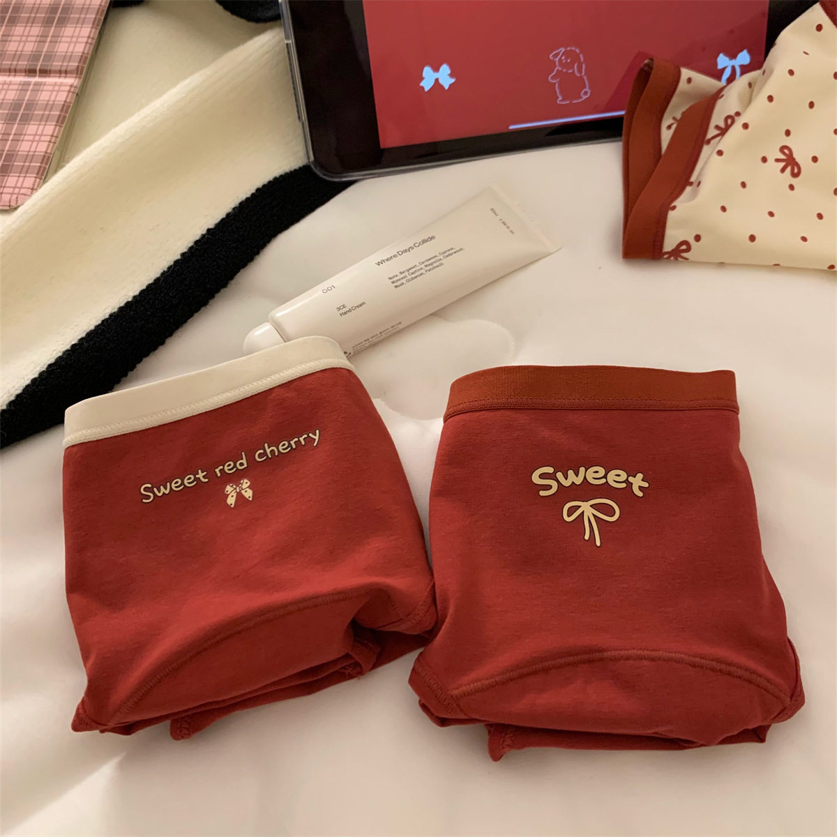 少女喜事本命年红内裤女生纯棉三角裤结婚,女士内衣/男士内衣/家居服,男三角内裤,淘宝优惠券,粉丝福利购,淘宝优惠卷